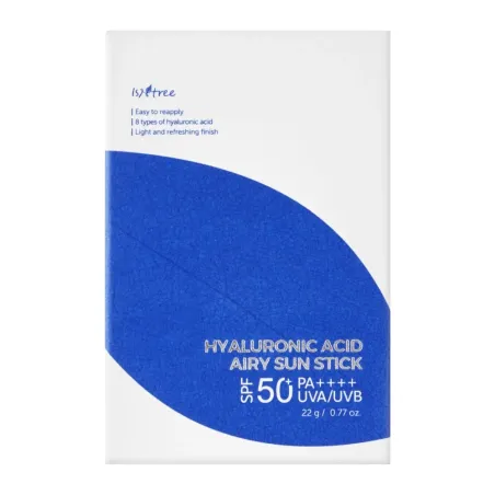 Isntree - Hydratačný SPF krém v tyčinke - Hyaluronic Acid Airy Sun Stick SPF 50+ PA++++ (22g)